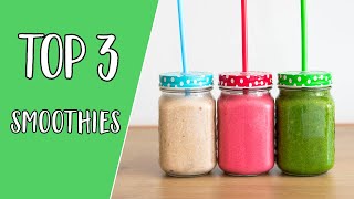 TOP 3 gezonde smoothie recepten [upl. by Talyah126]