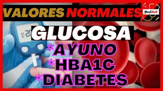 Valores normales de Glucosa HipoHiperglicemia y Diabetes OMS ADA  Sintomas [upl. by Hallett240]