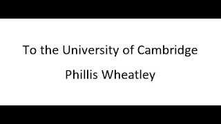 Phillis Wheatley Crash Course Black American History 7 [upl. by Tterab178]