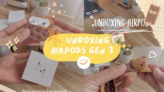 Airpods 3 Unboxing แกะกล่อง airpods 3 ✨ 🎧 MIXKIE 👾👀 [upl. by Little861]