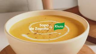 KNORR  SOPA DE CREMA DE ZAPALLO Y CHOCLO [upl. by Greenwell]