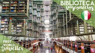 Biblioteca Vasconcelos  AMAZING library in CDMX  MEXICO CITY  Traducción al español [upl. by Enaoj]