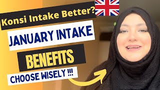 January Intake is BEST for Study in UK 🇬🇧 January VS September Intake  Study Intakes UK [upl. by Anaeg172]