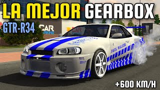 La Mejor Gearbox Para El Nissan Skyline Gtr34 600kmh  Car Parking Multiplayer [upl. by Cleary]