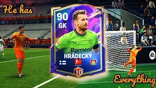 NEW 86 HRÁDECKYS REVIEW WITH RANK 4  LEVEL 10  FC MOBILE GAMEPLAY ⚽ [upl. by Bancroft]