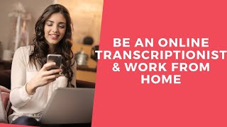 Online Jobs l Be an Online Transcriptionist at TranscribeMecom and Work from Home Jobs [upl. by Ap]