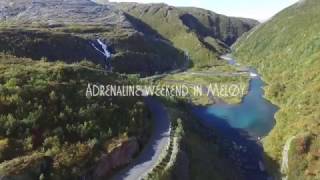 Adrenaline weekend Svartisen  Norway by drone [upl. by Yelsiap503]