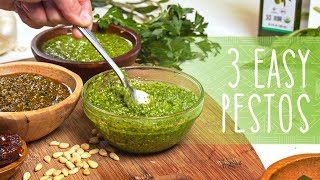 Easy Basil Pesto Recipe  Basil Pesto Recipe Without Cheese [upl. by Yle526]