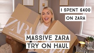 MASSIVE ZARA HAUL AND TRY ON  SPRING SUMMER 2019  Ruby Holley [upl. by Freiman]