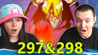 DIABLE JAMBE 👒 One Piece Ep 297 amp 298 REACTION amp REVIEW [upl. by Atterg]