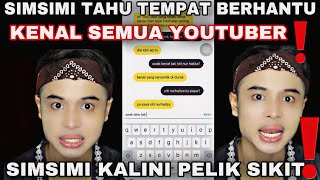 SIMSIMI MAKIN PELIK‼️ TAHU TEMPAT BERHANTU😱 KENAL SEMUA YOUTUBER MALAYSIA🧐❗️ [upl. by Daniala]