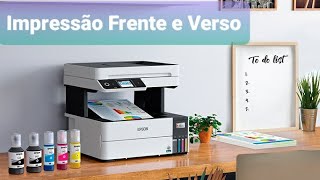 Como imprimir frente e verso na Epson L6490 [upl. by Dannel]