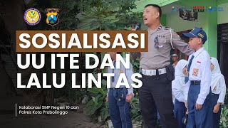 Sosialisasi UU ITE dan Lalu Lintas oleh Polresta Probolinggo [upl. by Katt]