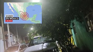 Sismo hoy 061023 en la CDMX de 65 Epicentro en Oaxaca [upl. by Yelkcub]