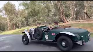 Riley 25 Special driving around Lake Ginninderra with Austin Seven [upl. by Sixele]