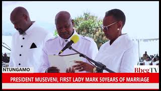 MUSEVENI FIRST LADY MARK 50TH MARRIAGE ANNIVERSARY [upl. by Eylk]