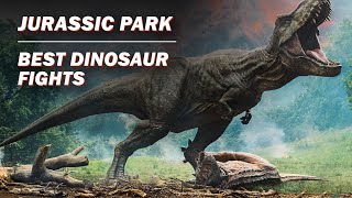 Jurassic Parks Best Dinosaur Fights [upl. by Anwaf826]