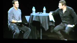 Bear Grylls Talks about SAS and parachute accident whilst training Live On stage in Adelaide Aus [upl. by Teerpnam]