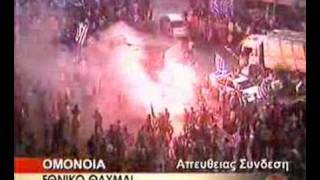 Celebrations Greece vs France EURO 2004 [upl. by Ahsaz]