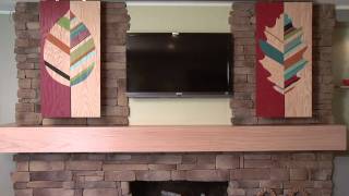 How to Hide Your Flat Screen TV with Stylish Sliding Panels [upl. by Raymund]