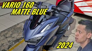 VARIO 160 MATTE BLUE 2024🔥‼️Keren Polll [upl. by Alleinnad821]