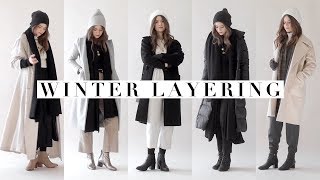 Layering Winter Outfits  How to Style Winter Clothing [upl. by Eelsel]