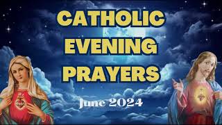 Eight Powerful Catholic Evening Prayers for 2024  8 Christian Nighttime Prayers Before Going to Bed [upl. by Hinman294]