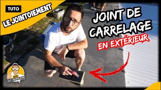 Comment faire des joints de Carrelage en exterieur [upl. by Yssirk]