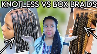 DETAILED How to do Knotless Box Braids [upl. by Blessington661]