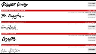 How to download fonts from dafontcom and install it [upl. by Yacano231]