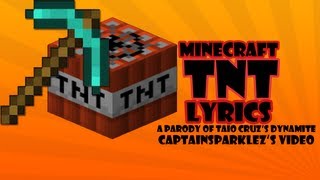 quotTNT Lyricsquot  A Minecraft Parody of Taio Cruzs Dynamite  Crafted Using Note Blocks [upl. by Auqkinahs]