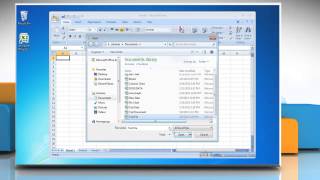 How to save a file as a PDF in Excel 2007 [upl. by Katerine]