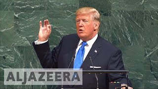 🇺🇸 🇰🇵 Trump threatens to totally destroy North Korea in UN speech [upl. by Gnohp148]