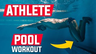 Athlete Pool Workout for SPEED and POWER [upl. by Aisanahta]