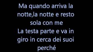 Arisa  La notte  Con Testo Lyrics [upl. by Yme]