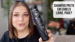 SHAMPOO PRETO MATIZADOR MATIZER PLATINUM BLACK DA HAIR EXTRATTUS [upl. by Shiekh]