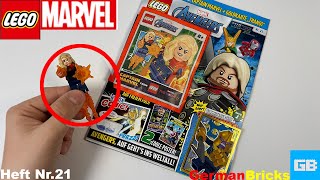 Die nächste Ausgabe darfst du nicht verpassen als Marvel FanLego Marvel Heft Nr21 4K lego [upl. by Arron]