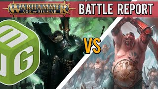 Legions of Nagash vs Ogor Mawtribes Age of Sigmar Battle Report Ep 66 [upl. by Novyaj]