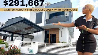 A luxury 5 bedroom duplex with penthouse and open rooftop in orchid lekki Lagos Nigeria [upl. by Noelyn]