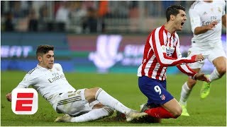 Was Real Madrid’s Federico Valverde right to hack Alvaro Morata down  Spanish Super Cup [upl. by Winonah]