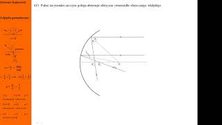 613 Fizykamax optyka geometryczna aberracja sferyczna [upl. by Shanta]