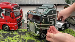 118 Kenworth K100 Aerodyne 1976 green  Road Kings Unboxing [upl. by Tully445]