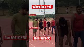 1600m trail DEHELI POLICECPOyoutubeshorts armylover shortsfeed health trending workout [upl. by Khano]