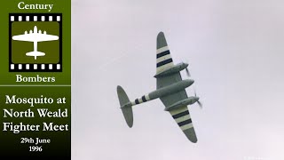 Stunning DH Mosquito Display at North Weald 96 [upl. by Relyuc359]