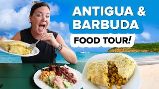 Where to EAT in Antigua amp Barbuda 😋 Delicious Island Food Tour 🇦🇬 St Johns  English Harbour [upl. by Madel]