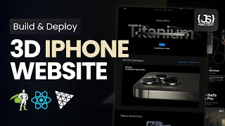 Build and Deploy an Apple Website with React  Beginner Threejs amp GSAP Tutorial [upl. by Kramer340]