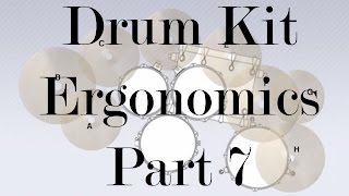 Drum Kit Ergonomics Explained Pt 7  Double Bass Kits [upl. by Kcirre]