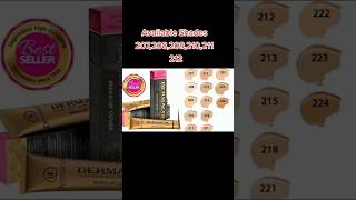 dermacol high coverage foundation youtube youtubeshorts youtubeshorts foundation [upl. by Binny]