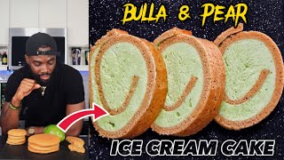 HOW TO MAKE JAMAICAN BULLA amp PEAR ICE CREAM CAKE  Hawt Chef [upl. by Renata]