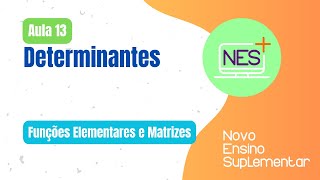 Funções Elementares e Matrizes  Aula 13  Determinantes [upl. by Nicolis873]